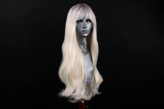 Erin- Silver Rooted Ice Blonde