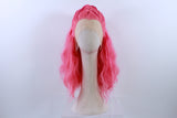 Pre-styled Raspberry Swirl Wig