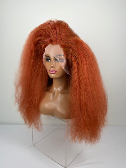 Pre-Styled Fire Blend Wig