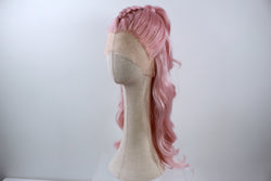 Pre-styled Metallic Pink Wig