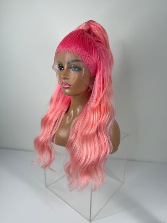 Pre-Styled Candy Floss Ombré wig
