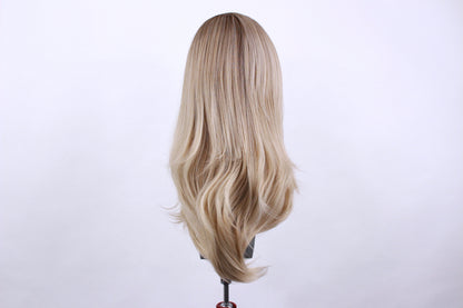 Lily- Rooted Sandy Blonde