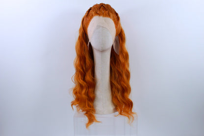 Pre-styled Burnt Pumpkin Wig