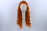 Pre-styled Burnt Pumpkin Wig