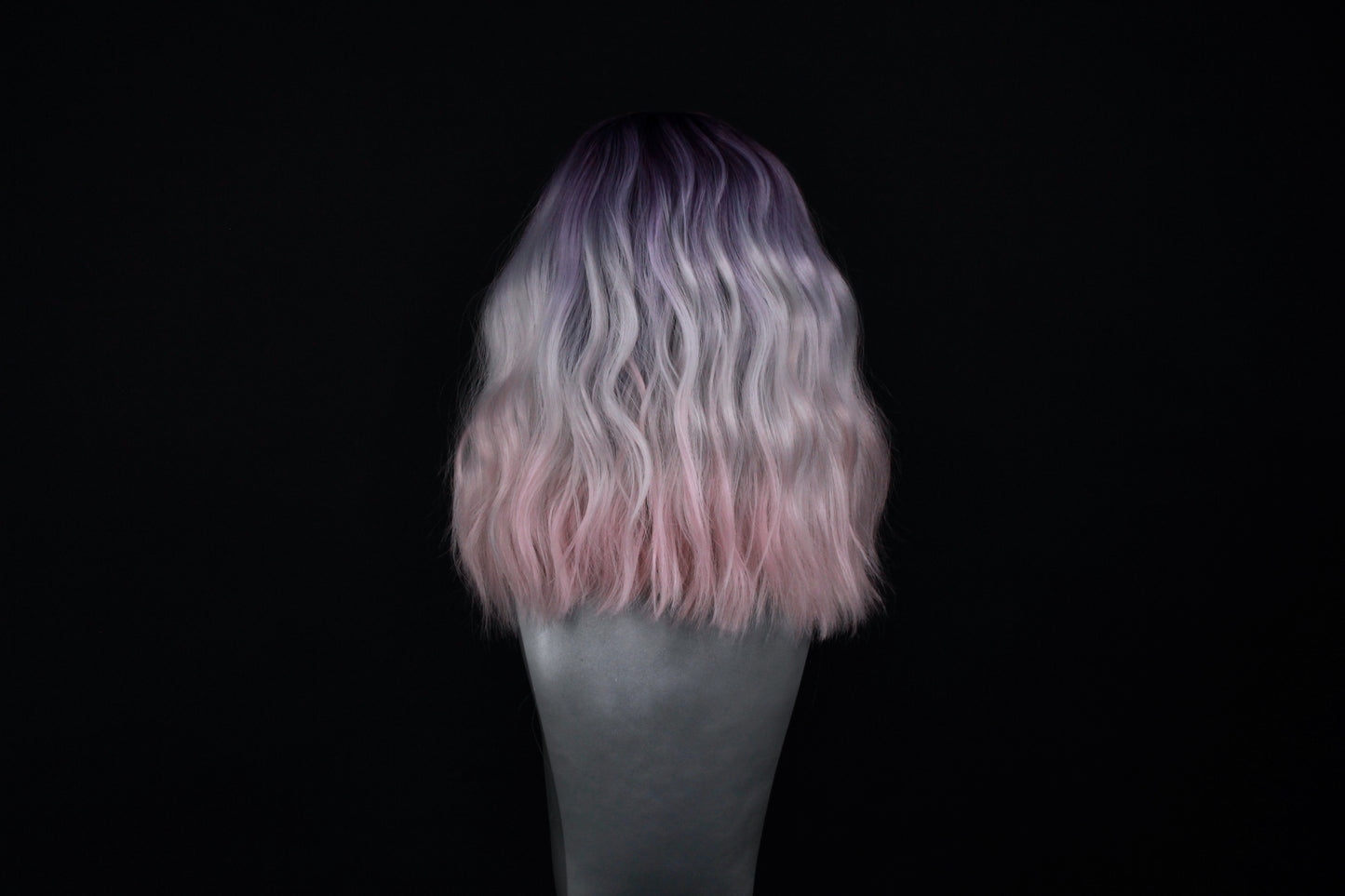Taylor- Rooted Silver and Pink Ombre
