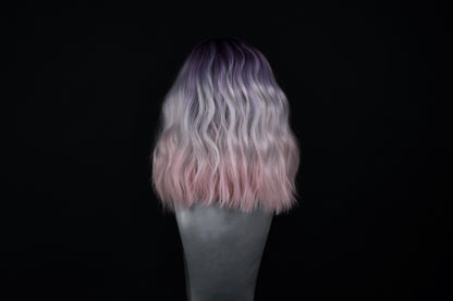 Taylor- Rooted Silver and Pink Ombre
