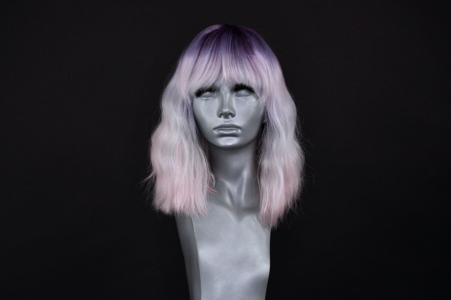 Taylor- Rooted Silver and Pink Ombre