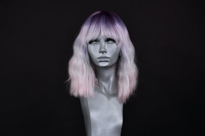 Taylor- Rooted Silver and Pink Ombre