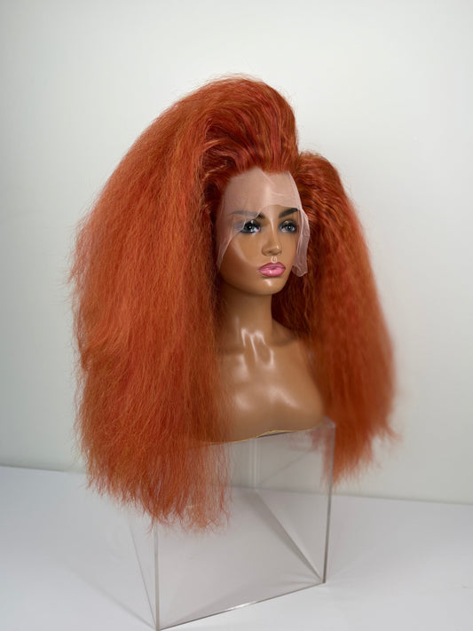 Pre-Styled Fire Blend Wig