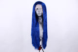 Royal Blue Sparkle Tinsel Wig