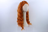 Pre-styled Burnt Pumpkin Wig