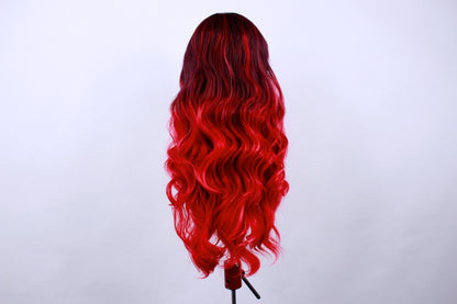 Harper- Deep Red Swirl