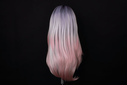 Lily- Rooted Silver & Pink Ombré