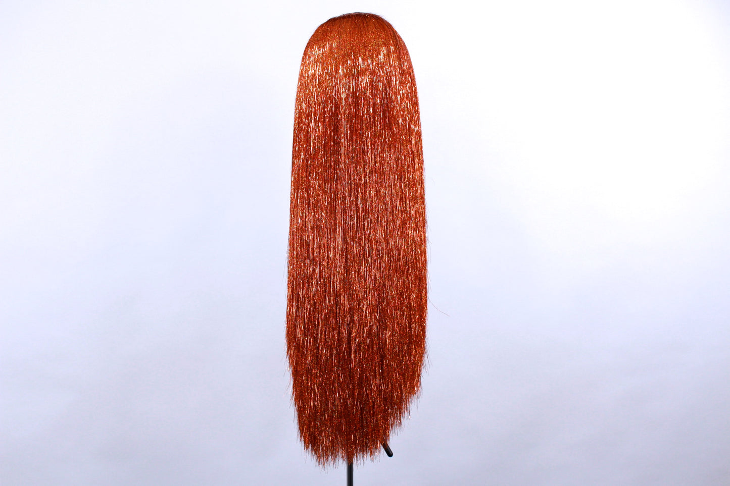 Copper Sparkle Tinsel Wig