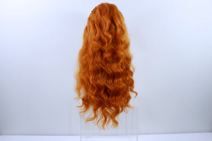 Pre-styled Burnt Pumpkin Wig