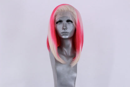 Limited Edition Neon Pink & Blonde Bob