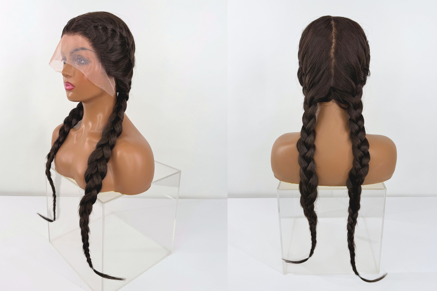 Braided Lacefront Wig- Auburn Blend
