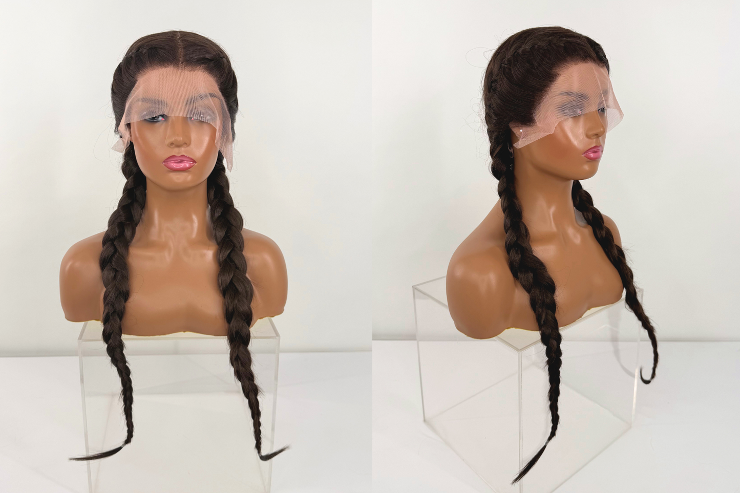 Braided Lacefront Wig- Auburn Blend