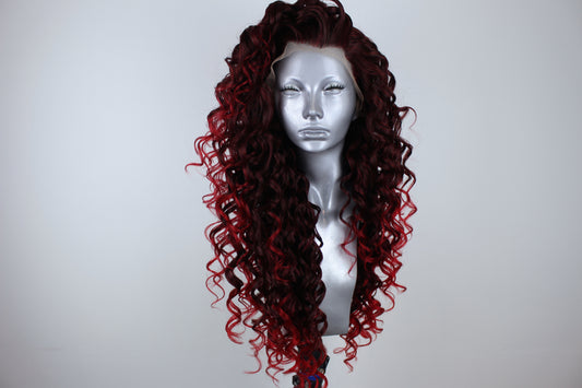 Isla- Bright Red Ombre