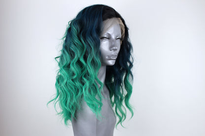 Amber- Mermaid Green Ombre