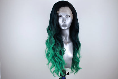 Daisy- Rooted Mermaid Green Ombre