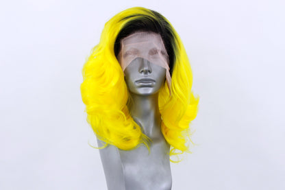 Marilyn- Black Rooted Neon Yellow