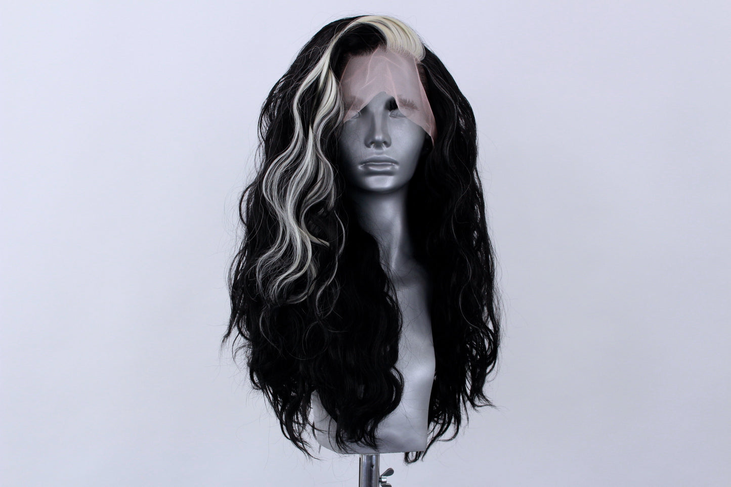 Ariel- Platinum Streaked Black