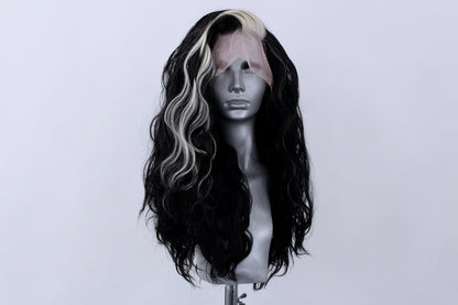 Ariel- Platinum Streaked Black