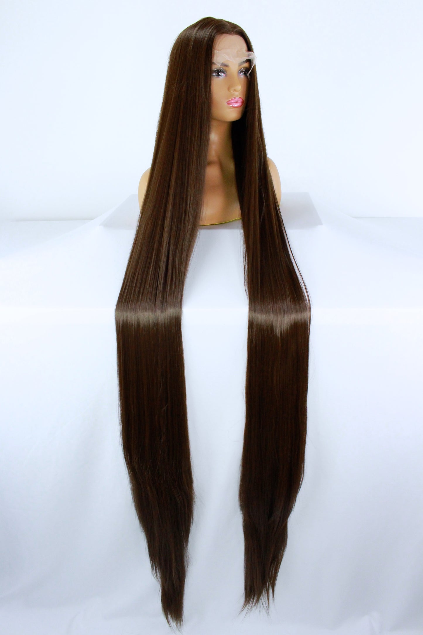 65” Chocolate Brown Lacefront Wig