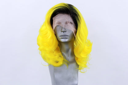 Marilyn- Black Rooted Neon Yellow