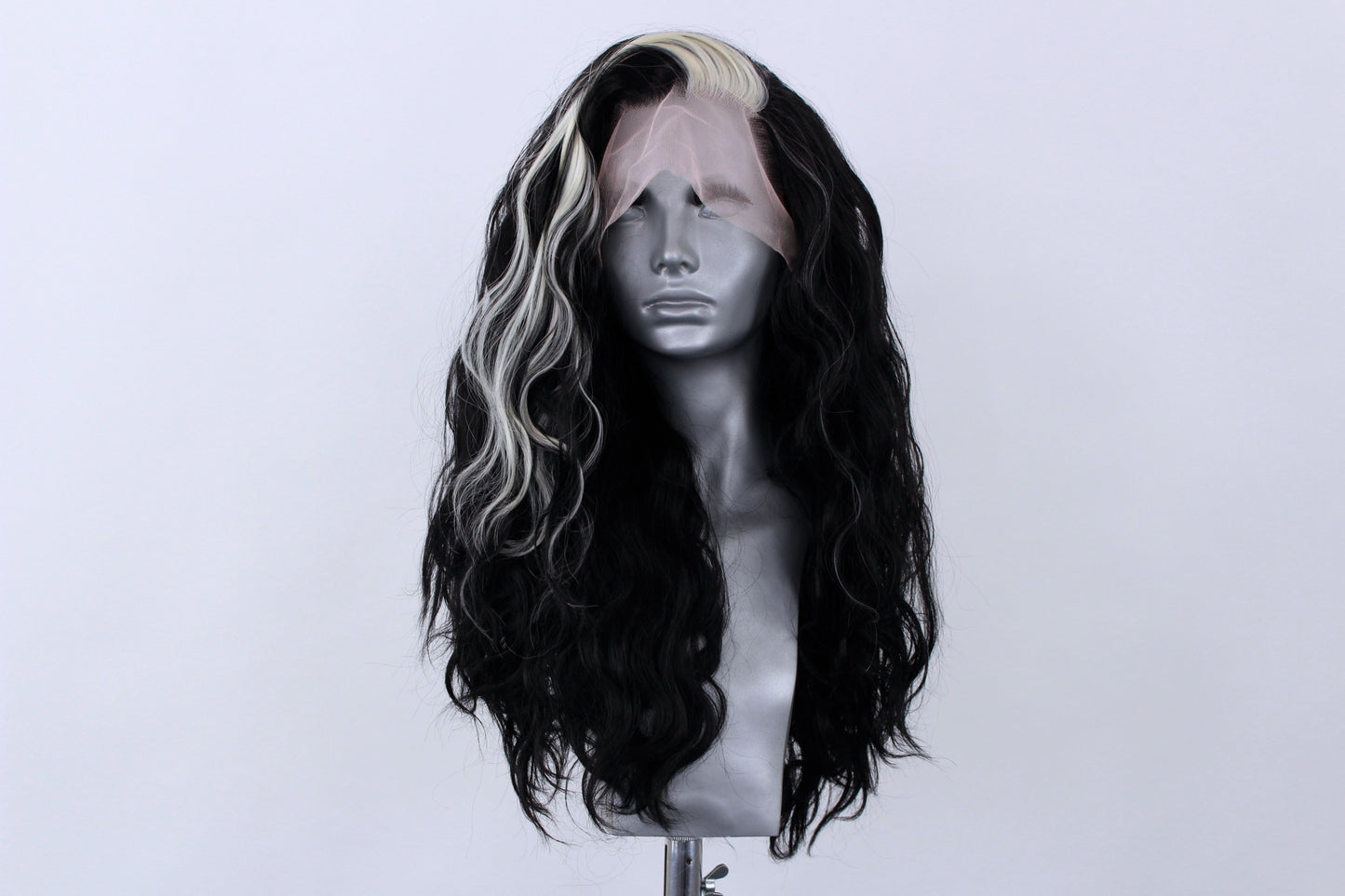 Ariel- Platinum Streaked Black