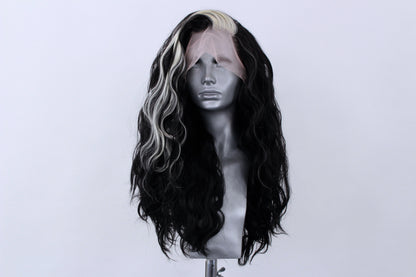 Ariel- Platinum Streaked Black