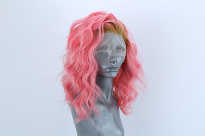 Elle- Strawberry Blonde Rooted Pastel Pink