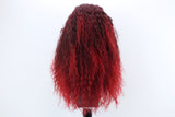 Evie- Bright Red Ombre
