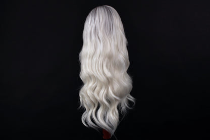 Blair- Silver Rooted Ice Blonde