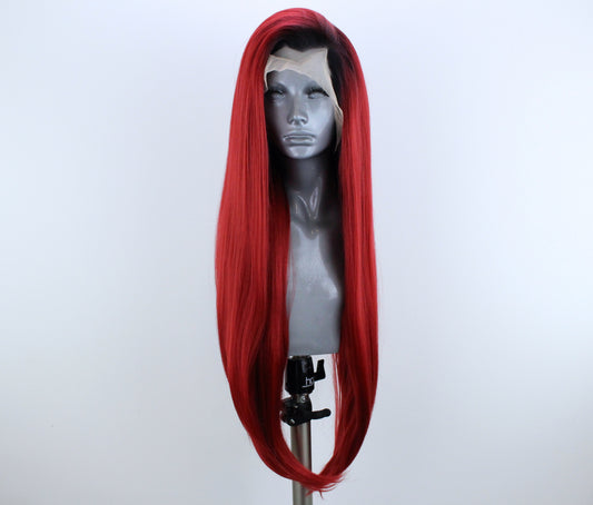 Amy- Black Rooted Red