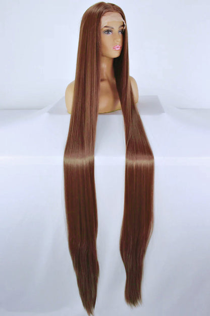 65” Burgundy Brown Lacefront Wig